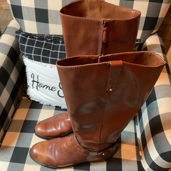 Tory Burch Brown Derby Riding Boots Women’s Size 9.5 9 1/2 - Picture 6 of 6